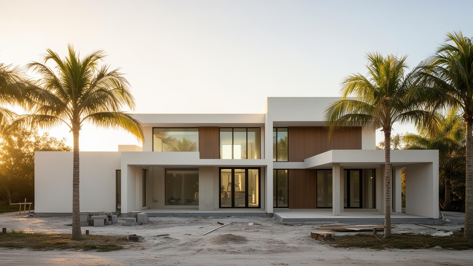 Modern Florida home built by FL Landis Construction